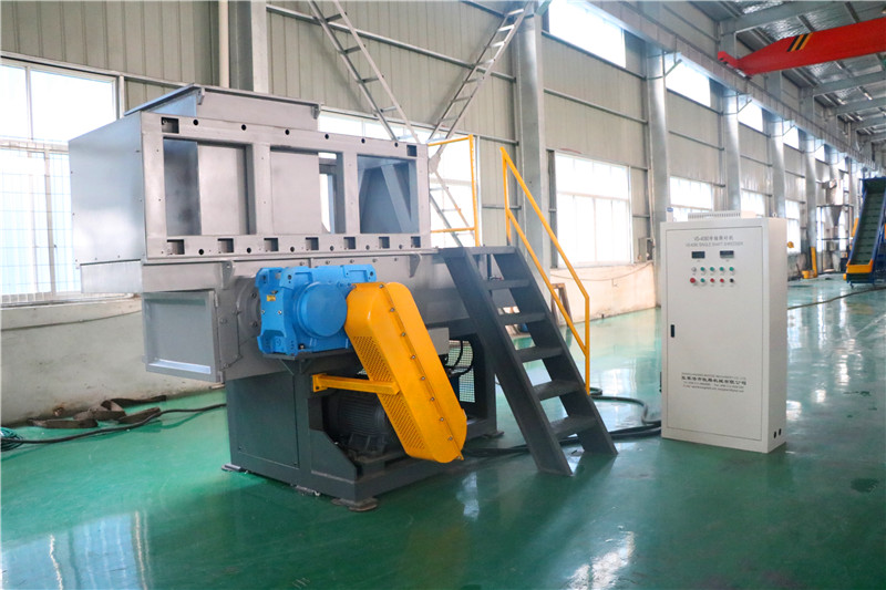 Industrial Plastic Pvc Pp Pe Hdpe Pipe Single Shaft Shredder Machine 